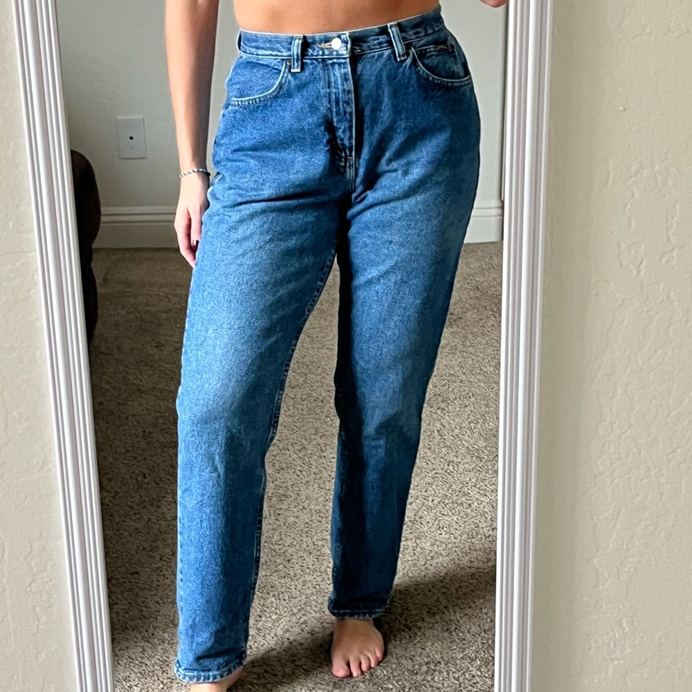 Riders by Lee Women's Straight Leg Blue Jeans